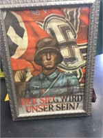 Scarce WWII German Propaganda Poster