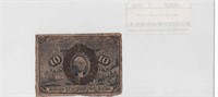 1863 10C 2nd Issue Fr#1244