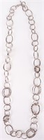 IPPOLITA STERLING SILVER LINKED RING LADIES CHAIN