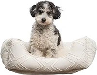 Modern Threads - Luxury Dog Bed - Clipped Jacquard