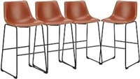 Jhk 30 Inch Counter Height Bar Stools Set Of 4,