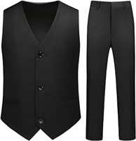 Boy Suit 2pc Slim Fit Formal Set With Vest/pants