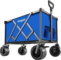 Homgava Foldable Wagon Cart With Big Wheels,heavy