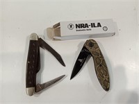 NRA-ILA Snakeskin Knife and Multi-Use Knife