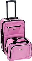 Rockland Fashion Softside Upright Luggage Set,
