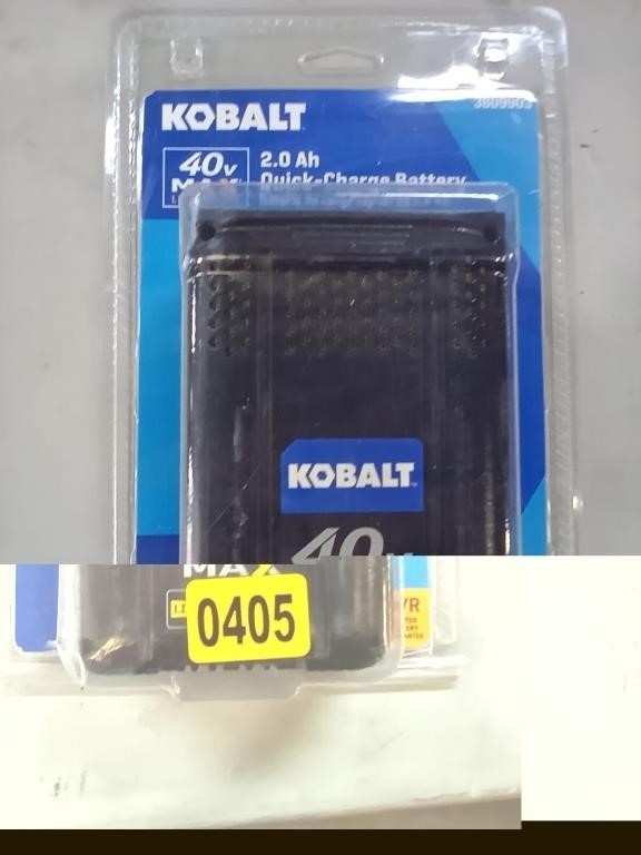 Kobalt 2.0 Quick Charge Battery 40v Max