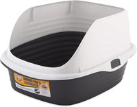 Arm & Hammer Rimmed Cat Litter Box With High