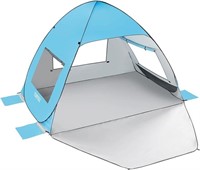 Tobtos Upf 50+ Pop Up Beach Tent, Beach Umbrella,