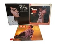 Lot of Elvis Vinyl Records