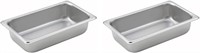 Winco 1/4 Size Pan, 2 1/2-inch, Stainless Steel, 1