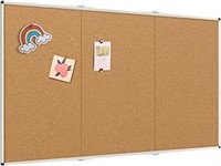 Viz-pro Large Cork Bulletin Board/foldable