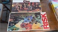 1972 Clue & 1975 Risk Games