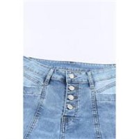 Sz 10 Lakiday Women's Mid Waist Flared Jeans  Butt