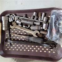 ASSORTED SOCKETS ,WRENCHES, ETC