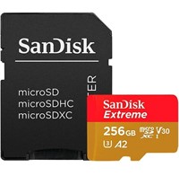 ($45) SanDisk 256GB Extreme microSDXC UHS-I