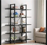 Tribesigns Hoga1013 Black Wood 5-Shelf