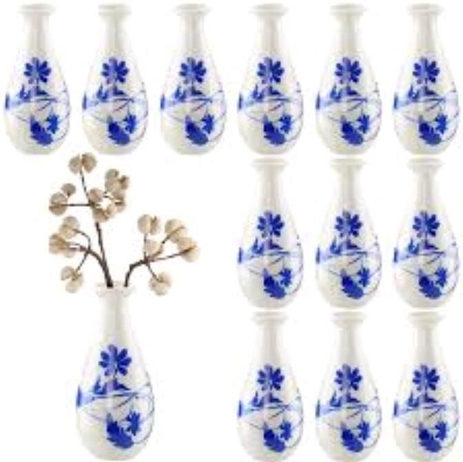 Ctosree Small Bud Vase Mini Ceramic Jug Vase