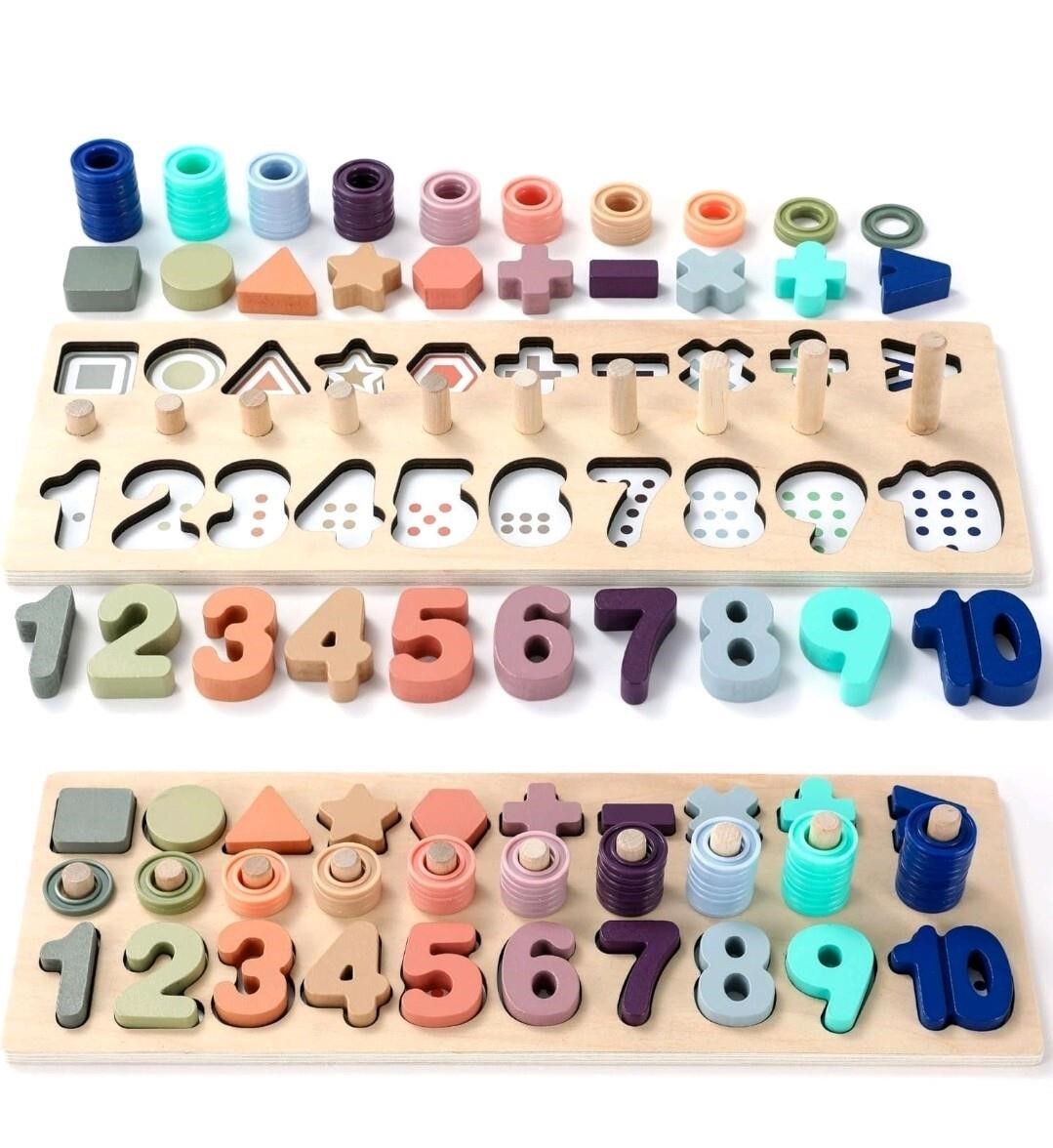 BEKILOLE Wooden Number Puzzle