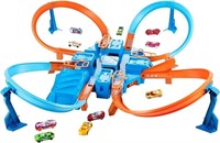 Hot Wheels Toy Car Track Set, Criss Cross Crash