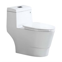 WOODBRIDGEE One Piece Toilet with Soft Closing