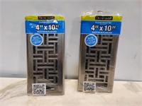 Lot Of 2 Decor Grates AJH410-GM