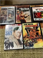 DVDs- John Wayne movies (war wagon islands