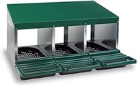 3 Compartment Roll Out Nesting Box For Chickens |