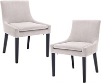 Colamy Modern Dining Chairs Set Of 2, Upholstered