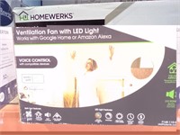 Smart Vent Ventilation Fan With Led Light