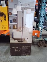 Allen Roth 3 Light Arc Floor Lamp