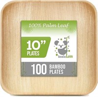 Koalalove Palm Leaf Plates Bamboo Plates