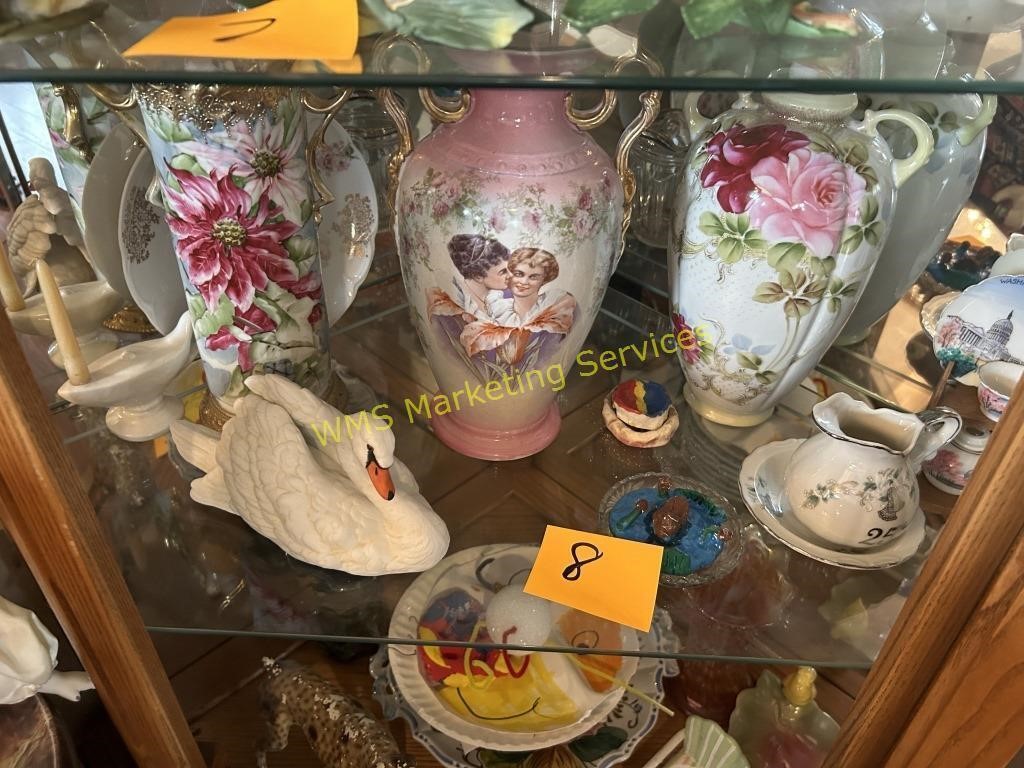 Shelf Contents - Vases, Collectibles