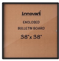 Enclosed Bulletin Board 38” X 38”, Lockable