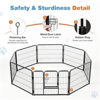 Sweetcrispy Dog Playpen Indoor - Puppy Fence