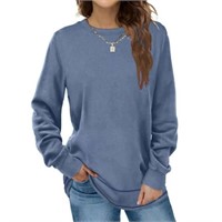 2XL  Size- 2XL MLANM Women's Crewneck Sweatshirt L