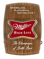 Vintage Miller High Life Lighted / Illuminated