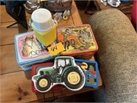 Vintage Lunch Boxes & John Deere Tin
