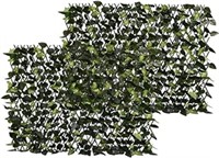 Expandable Faux Ivy Fence Privacy Screen For Patio