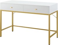 Superjare Vanity Desk With Drawers, 47 Inch