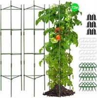 Fotmishu Garden Stakes Tomato Cage 3 Pack,