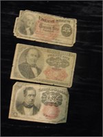 US Fractional Currency Notes