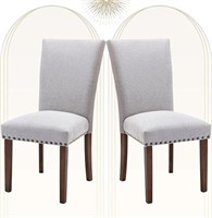 Colamy Upholstered Parsons Dining Chairs Set Of