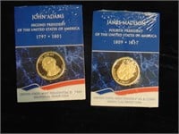 (2) US Mint Presidential $1 Coins