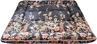 Maxyoyo Black Floral Japanese Futon Floor