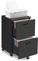 Vasagle File Cabinet  (matte Black)