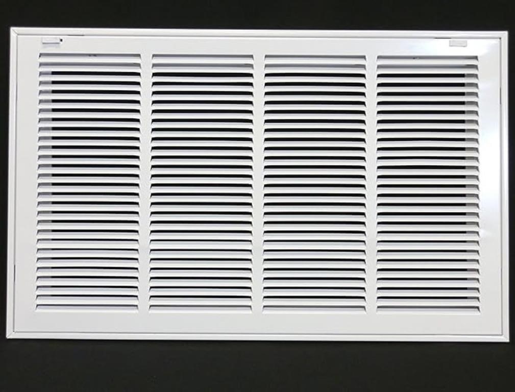 24" X 14" Steel Return Air Filter Grille For 1"
