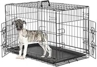 Sweetcrispy Medium Dog Crate With Divider Panel,
