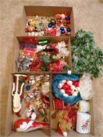 Christmas decorations-3 boxes