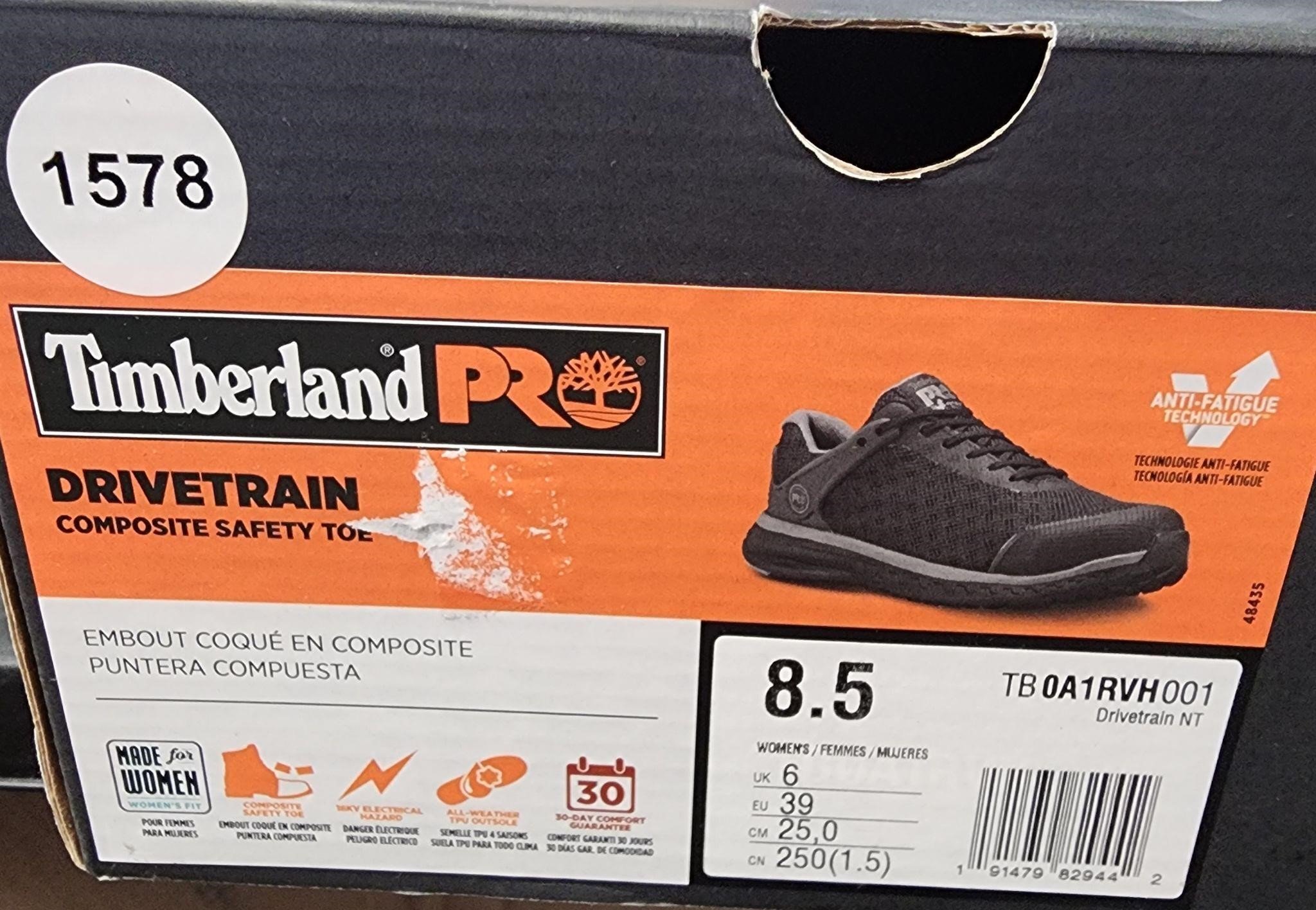 NIB Timberland PRO Drivetrain Steel Toe Shoe W 8.5