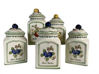 Villeroy & Boch French Garden Charm Canisters